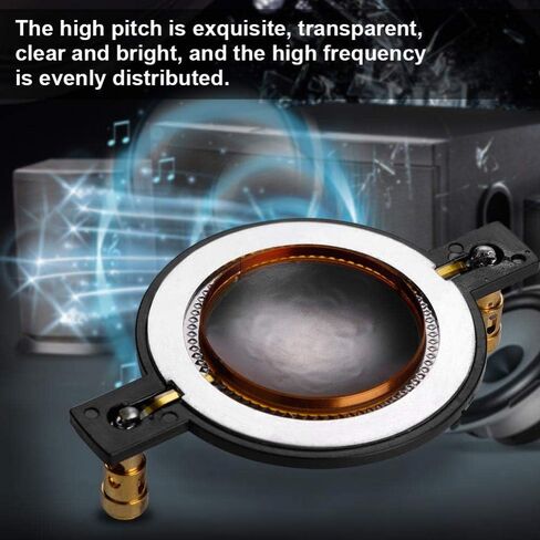 Speaker Horn Diaphragm Replacement,Universal Replacement Diaphragm 44.4mm High Pitch Horn Sound Voice Coil Horn Accessories in Saudi Arabia