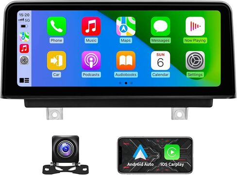 12.3 inch IPS Touch Screen Car Stereo for BMW NBT 3 4 Series F30 F31 F34 (2013-2016), with Wireless CarPlay Android Auto Bluetooth, Multimedia Receiver, SWC Car Radio AHD 1080P Camera 5GWIFI 4GB+64GB in Saudi Arabia