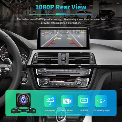 12.3 inch IPS Touch Screen Car Stereo for BMW NBT 3 4 Series F30 F31 F34 (2013-2016), with Wireless CarPlay Android Auto Bluetooth, Multimedia Receiver, SWC Car Radio AHD 1080P Camera 5GWIFI 4GB+64GB in Saudi Arabia