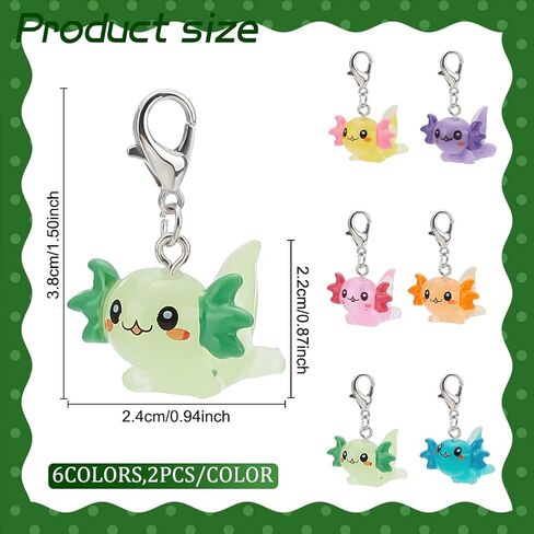 WEBEEDY 16 Pieces Badge Reel Charm for Student Nurse Teacher, Lovely Animal Badge Holder Charms for ID Card Name Tag Badge Holder Badge Buddy Office School Graduation Supplies in Saudi Arabia