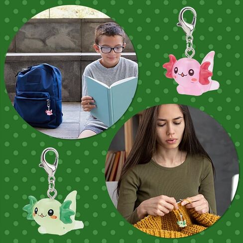WEBEEDY 16 Pieces Badge Reel Charm for Student Nurse Teacher, Lovely Animal Badge Holder Charms for ID Card Name Tag Badge Holder Badge Buddy Office School Graduation Supplies in Saudi Arabia
