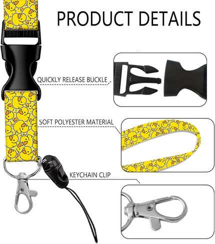 ID Badge Holder with Lanyard and Retractable Reel Clip - Fashionable Card Name Tag Protector for Nurses, Doctors, Teachers, and Students - Soft Fiber, Metal Clip, Sturdy Buckle(Blue Flower) in Saudi Arabia