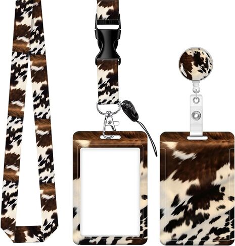 حامل شارة الهوية مع حبل ومشبك بكرة قابل للسحب، واقي أنيق لبطاقة الاسم للممرضات والأطباء والمعلمين والطلاب، ألياف ناعمة، مشبك معدني، مشبك قوي (بطة مطاطية كرتونية) in Kuwait