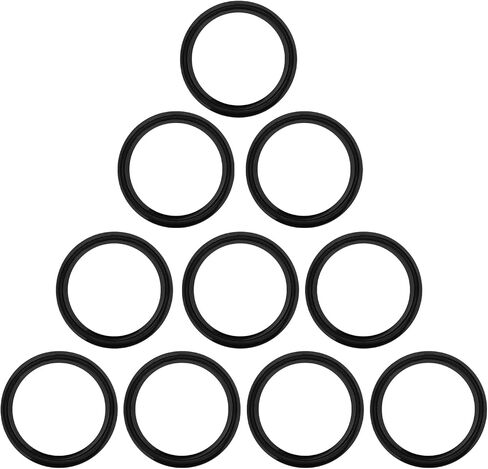 DERNORD 2.5" Tri Clamp EPDM Sanitary Gasket Fits Tri-Clover Type Ferrule (Pack of 10) in Saudi Arabia