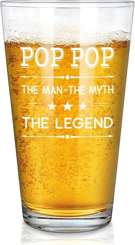 Futtumy Papaw Beer Glass 15 Oz, Papaw Gifts, Grandpa Fathers Day Gift, Papaw Gifts from Grandkids, Grandpa Christmas Gifts, Papaw Gifts for Grandpa Men Grandfather New Grandpa, Grandpa Birthday Gifts in Saudi Arabia