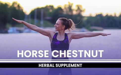 PURE ORIGINAL INGREDIENTS Horse Chestnut (100 Capsules) Always Pure, No Additives Or Fillers, Lab Verified in Saudi Arabia