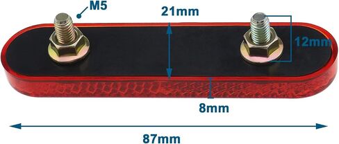 SING F LTD 2Pcs Motorcycle Reflector E-Mark Certification Electric Scooter Reflector Warning Reflector Accessories for Car Trailers Trucks Campers RVs in Saudi Arabia