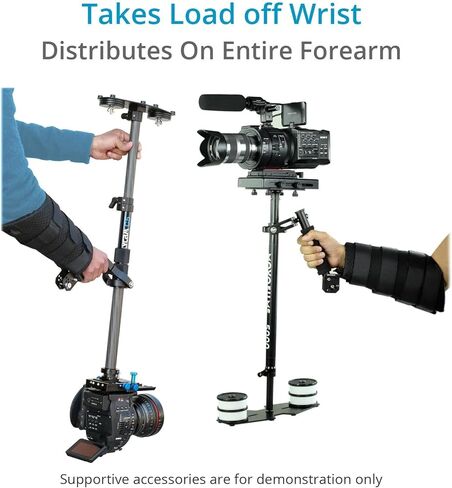 دعم دعامة ذراع Flycam لمثبت Flycam 3000 و5000 وNano وRedking. يعمل دعم الذراع المريح على توزيع الوزن بالتساوي على الساعد بأكمله. ضياء الخارجي. محول البكرة 18.44 مم -21.70 مم (FLCM-AB) in Kuwait