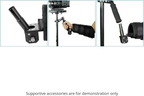 دعم دعامة ذراع Flycam لمثبت Flycam 3000 و5000 وNano وRedking. يعمل دعم الذراع المريح على توزيع الوزن بالتساوي على الساعد بأكمله. ضياء الخارجي. محول البكرة 18.44 مم -21.70 مم (FLCM-AB) in Kuwait