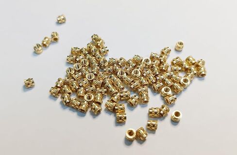 100 قطعة صامولة نحاسية مخرشة M1.6-2.5mmx2.5mm صامولة نحاسية مصبوبة بالحقن مدمجة مع طباعة ثلاثية الأبعاد in Kuwait