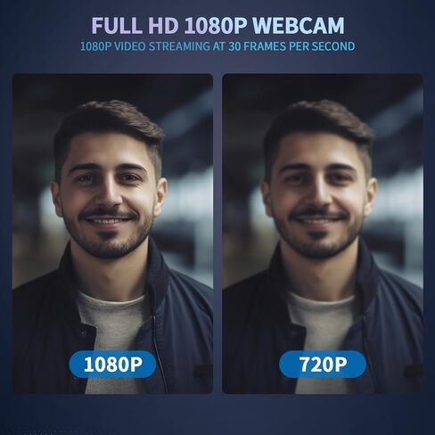 HD 1080P Conference Webcam for PC with USB, Portable All-in-1 Ultra Wide-Angle 100° Video Conference Camera with 4 Mic and Speaker, 16ft Voice Pickup, AI Noise-Cancellation, USB Plug&Play in Saudi Arabia