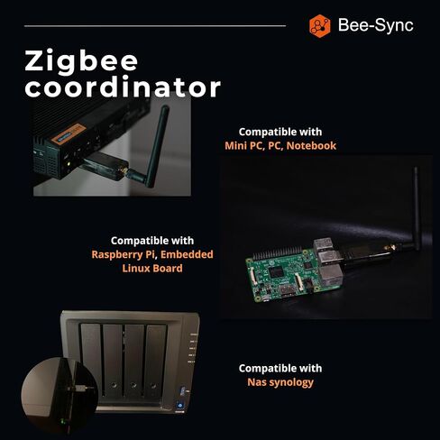 Zigbee 3.0 USB Dongle Plus Gateway، بوابة Zigbee USB العالمية مع هوائي لمساعد المنزل، المنزل الذكي، Open HAB إلخ، محول USB Zigbee 3.0 اللاسلكي (حزمة واحدة) in Saudi Arabia