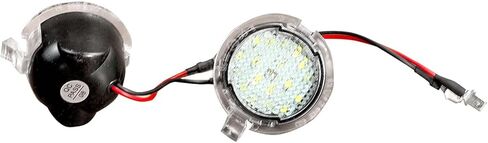 6000K زينون أبيض LED أضواء البركة مرآة تناسب For-d F-150 Adventure Explorer Edge مرنة الانصهار الثور x لينكولن ميركوري ضوء إشارة مقاوم للماء استبدال 3F1Z-13B375-AA 3F1Z13B375AA 1 زوج in Saudi Arabia