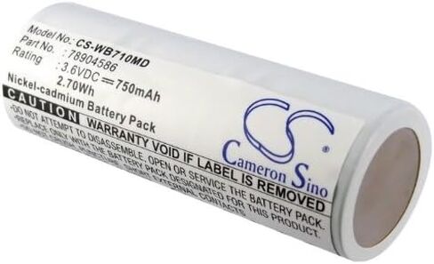 بطارية بديلة Ni-CD مناسبة لـ Welch-Allyn 11720، 11730، 18100، 18200، 20000، 21700، 71000، 71003، 71010، 71015، 71020، 71022، 71050، 71051، 71054، 7105 5، 71110، 71150، 71610، 71670، 72200، 72207 in Kuwait