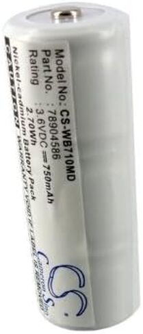 بطارية بديلة Ni-CD مناسبة لـ Welch-Allyn 11720، 11730، 18100، 18200، 20000، 21700، 71000، 71003، 71010، 71015، 71020، 71022، 71050، 71051، 71054، 7105 5، 71110، 71150، 71610، 71670، 72200، 72207 in Kuwait