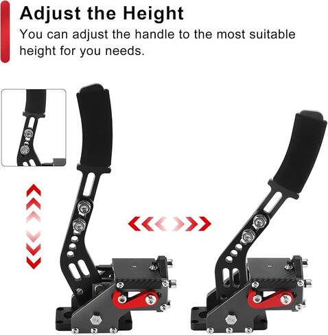 ترقية فرملة اليد USB 2 في 1 64 بت لـ G920 المتوافقة مع نظام Xbox/Xbox series S/Xbox series X + PC لألعاب السباق المحاكاة مع مستشعر القاعة غير المتصل (أسود) in Kuwait