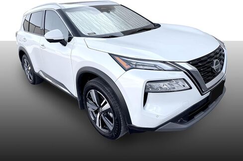 YelloPro Side Window Front Seat Sunshade (Set of 2) Custom Fit for 2021 2022 2023 2024 Nissan Rogue SUV, S, SV, SL, Platinum (Not for Sport), UV Reflector Sun Protection Accessories (Made in USA) in Saudi Arabia
