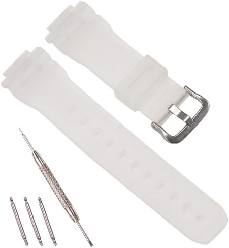 16mm Resin Watch Strap Compatible with Casio G-shock DW-9052 DW-004C DW6900 GW6900 71606395 Replacement Band Men's Waterproof Sport Rubber Watch Accessories in Saudi Arabia