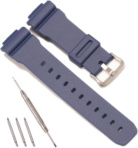 16mm Resin Watch Strap Compatible with Casio G-shock DW-9052 DW-004C DW6900 GW6900 71606395 Replacement Band Men's Waterproof Sport Rubber Watch Accessories in Saudi Arabia