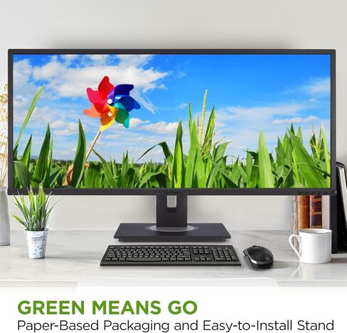 شاشة ViewSonic VG3456A مقاس 34 بوصة 21:9 فائقة الدقة QHD 1440p IPS مع تصميم مريح، 100 وات USB C، قاعدة توصيل مدمجة، جيجابت إيثرنت للمنزل والمكتب in Saudi Arabia
