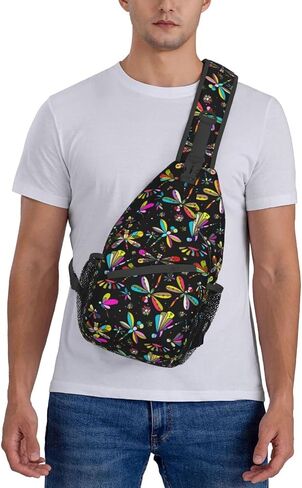 Casual Sling Bag for Women Men Travel Crossbody Sling Backpack Small Chest Shoulder Bag Gym Sports Hiking Daypack in Saudi Arabia