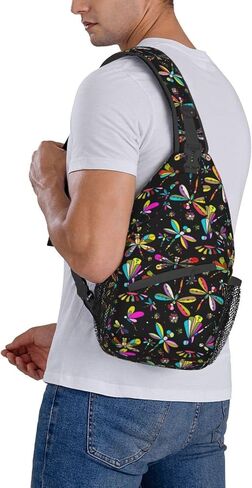 Casual Sling Bag for Women Men Travel Crossbody Sling Backpack Small Chest Shoulder Bag Gym Sports Hiking Daypack in Saudi Arabia