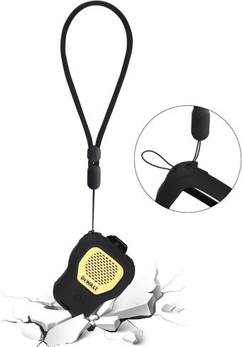 Silicone Case for DEWALT Jobsite Pro Wireless Wearable Mini Speaker Resistant Drop Crash Work site Hiking Outdoor Travel Portable for Speaker Dewalt Case (Black) in Saudi Arabia