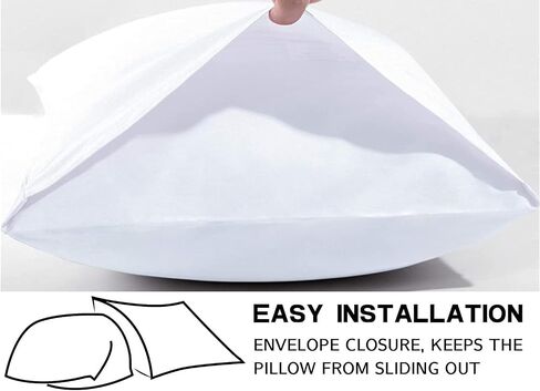Travel Pillow Case 12 x 16 Size Set of 2 Envelope Closure Toddler Pillowcase 600 Thread Count 100% Soft Egyptian Cotton Travel Pillow Covers 12 x 16, White Solid in Saudi Arabia