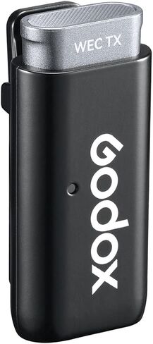 GODOX WEC Kit1 ميكروفون لاسلكي 2.4 جيجا هرتز مع خاصية إلغاء الضوضاء 656 قدم نظام ميكروفون لاسلكي لطية صدر السترة لكاميرات DSLR/iPhone/Android in Saudi Arabia