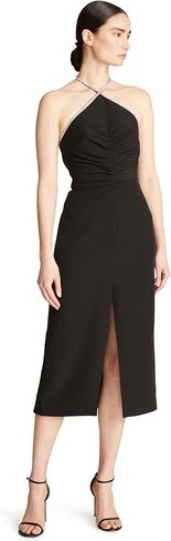 HALSTON Women's Piper Dress with Crystal Trim in Saudi Arabia