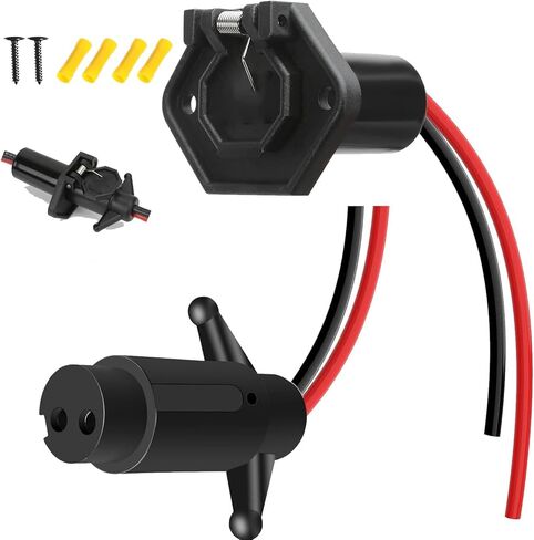 مجموعة مقبس قابس محرك التصيد 12 فولت 10 أسلاك - موصل ذكر وأنثى موثوق وسهل الاستخدام يعزز مغامراتك البحرية in Kuwait
