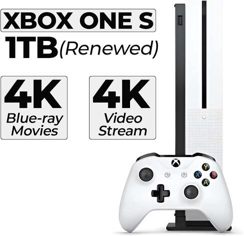 حزمة وحدة تحكم Zeust Xbox One S 1 تيرابايت ذات الإصدار الرقمي بالكامل - تتضمن وحدة تحكم Xbox One Series S باللون الأبيض، ووحدة تحكم لاسلكية 1x، وقطعة قماش من الألياف الدقيقة (متجددة) in Saudi Arabia