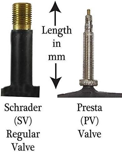 Tube - 27.5" x 2.10-2.35" Select Valve Type & Length, 32mm or 48mm Presta or Regular Schrader Valve. Replacement Tube for 27.5" Mountain Bike, or Bicycle with Same tire Size. MTB MTN Style Bike in Saudi Arabia