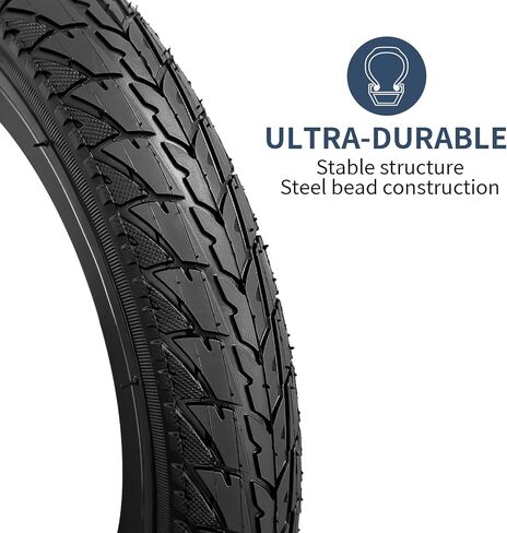 YUNSCM 12" Bike Tires 12x1.75/47-203 and 12" Heavy Duty Bike Tubes Schrader Valve Compatible with 12x1.75 12x1.90 12x1.95 Bike Bicycle Tires and Tubes (A-1036) in Saudi Arabia