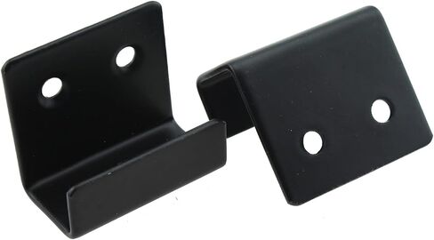 8PCS Middle Size Heavy Duty Tile Display Wall Hanger Black Stainless Steel Wall Mount Bracket Hook Suitable for Mirror Picture Frame Ceramics and Wall Display in Saudi Arabia