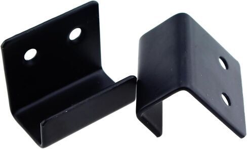 8PCS Middle Size Heavy Duty Tile Display Wall Hanger Black Stainless Steel Wall Mount Bracket Hook Suitable for Mirror Picture Frame Ceramics and Wall Display in Saudi Arabia
