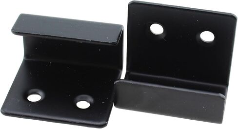 8PCS Middle Size Heavy Duty Tile Display Wall Hanger Black Stainless Steel Wall Mount Bracket Hook Suitable for Mirror Picture Frame Ceramics and Wall Display in Saudi Arabia