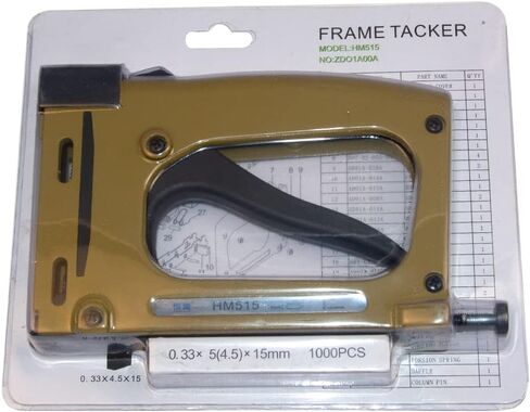 Yeshine Point Drivers لتأطير الصورة Pro-Framing Dual Point Driver Point مسمار مسدس مع مسامير إطار صورة خفيف الوزن دباسة معدنية للنجار DIY 1000 نقطة in Kuwait