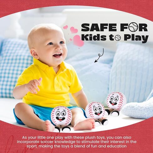 3 Pieces Football Sports Plush Fluffy Stuffed Toys Football Stuff Throw Pillows Gifts Soft Sports Balls for Bedroom Seasonal Decoration Party Favor in Saudi Arabia