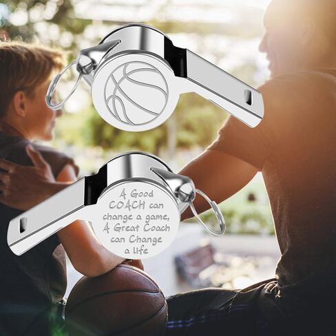 KEYCHIN Basketball Coach Whistles A Good Coach Can Change A Game A Great Coach Can Change A Life Whistles with Lanyard Thank You Gift for Basketball Coach Referees in Saudi Arabia