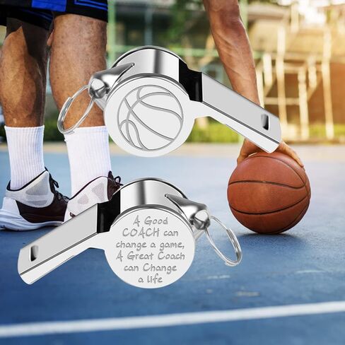 KEYCHIN Basketball Coach Whistles A Good Coach Can Change A Game A Great Coach Can Change A Life Whistles with Lanyard Thank You Gift for Basketball Coach Referees in Saudi Arabia