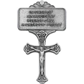 Crucifix Cross Visor Clip Card Visor Clips
