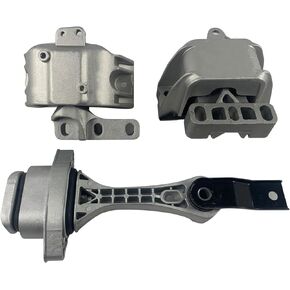 3PCS A6929 A6930 A6935 Engine & Trans Mount Set Compatible with 2000-2005 VW Jetta 1.8L 2.0L Engine Motor&Transmission Mounts Set for 2000-2005 Volkswagen Golf for 99-05 Bettle 1.8