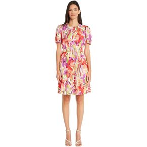 Maggy London Short Puff Sleeves A-line Pockets | Wedding Guest Dresses for Women