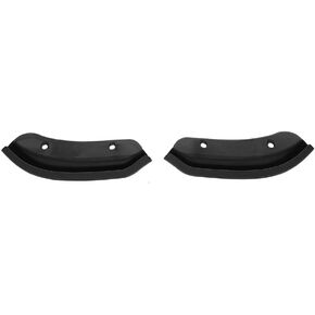 2Pcs Front Bumper Lip Splitter Protector Compatible with Dodge Challenger 2015-2021 Hellcat SRT Bumper Corner Edge Guard Cover Trim Kit (Black)