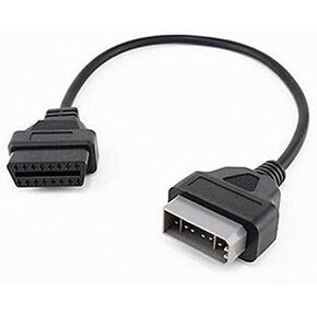 14Pin to 16PIN OBD1 OBD2 Cable for Nissan ELM327 Scanner Extension Adapter Cor OBD II Diagnostic Interface