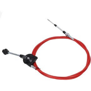 Manual Throttle Cable 4.5m PU Tube Stainless Steel Connector Controller Throttle Assembly Cable Throttle Control Line for Excavator