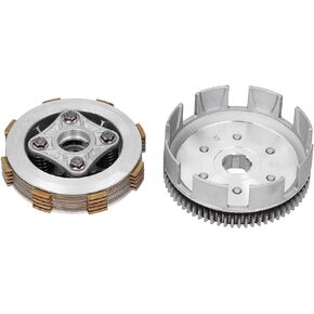 Motorcycle Clutch Alloy, Motorcycle Engine Clutch Assembly Steel Alloy Fit for 140cc 150cc Manual Engine PIT PRO PIT Bike Trail Bike Dirt Bike Thumpstar Quad Bike ATV Dune