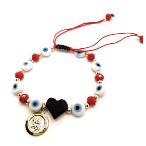 Bracelet for the Evil Eye, Red Thread, Archangel Michael Bracelet, Bracelet for Women, Evil Eye Bracelet for Women, Red Bracelets for Women, Azabache Bracelet, Protection Bracelet, St Michael Medal.