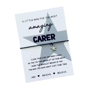 Gift for a Carer | Carer wish bracelet | Carer gift | Caregiver gift | Thank you caregiver